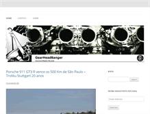 Tablet Screenshot of gearheadbanger.com